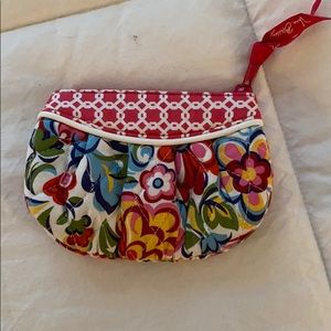 NWOT Vera Bradley Hope Garden Sweetheart Zip Pouch